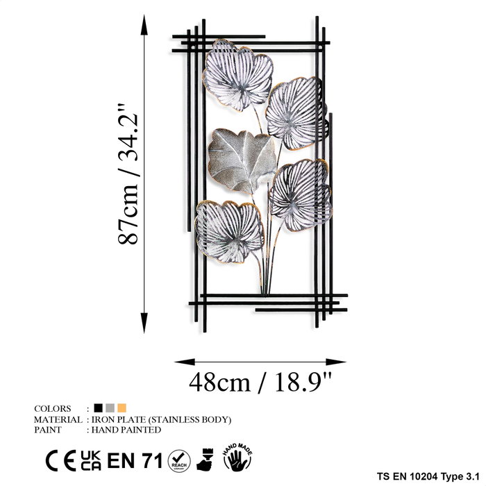 Wallity Daiyu 2 Escultura de Pared Multicolor Wallity Daiyu 2 Escultura de Pared Multicolor
